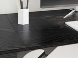 Computer Desk Black Oak 131 x 48 x 75 cm Engineered Wood 882834