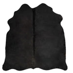 ZNTS Real Cow Hide Rug Black 150x170 cm 284341