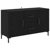 Sideboard Black Oak 100 x 36 x 60 cm Engineered Wood 882480
