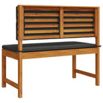 Garden Bench Brown 100 x 50 x 91cm Solid Acacia wood 4107153