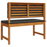 Garden Bench Brown 100 x 50 x 91cm Solid Acacia wood 4107153