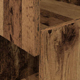 Corner Cabinet 25.5x25x102cm Engineered Wood Old Wood 889811