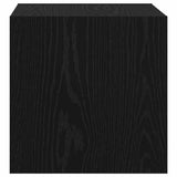 Wall Cabinet 2 pcs Black Oak 37 x 37 x 37 cm Engineered Wood 875077