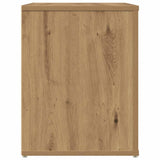 Shoe Bench Artisan Oak 100x35x45 cm Engineered Wood 857090