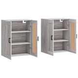 Wall Mounted Cabinets 2 pcs Grey Sonoma Engineered Wood 3198023