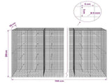 Gabion with 5 mm Wire and 5x5 cm Mesh 700x30x200 cm 3464216