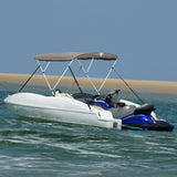 3-bow Bimini Top with Mesh Sidewalls 183xx137 cm 94849