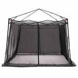 Inner Tent with Roof Grey and Orange 303 x 303 x 196 cm Taffeta 42001174