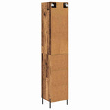 Highboard Old Wood 34.5 x 34 x 180 cm Engineered Wood 3415758