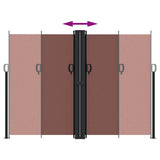 Retractable Side Awning Brown 180x1200 cm 4004839