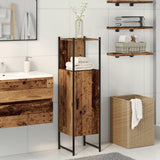 Bathroom Cabinet Old Wood 33x33x120.5 cm Engineered Wood 857706