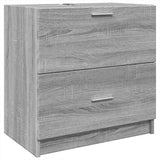 Sink Cabinet Grey Sonoma 59x37x59 cm Engineered Wood 848113