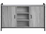 Sideboard Grey Sonoma 98.5 x 33 x 81 cm Engineered Wood 8013851