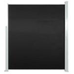 Patio Retractable Side Awning 100x500 cm Black 48382