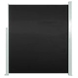 Patio Retractable Side Awning 100x500 cm Black 48382