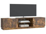 TV Cabinet Smoked Oak 150 x 31 x 47 cm Engineered Wood 895380