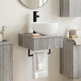 Wall-Mounted Wash Basin Grey Sonoma 40 x 41 x 40.5 cm 890184