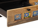 TV Cabinet with Drawer Natural 70 x 33 x 46 cm Solid Mango Wood 4018261