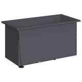 Garden Planter with LED Antracite 40 x 80 x 40 cm Steel 8008158
