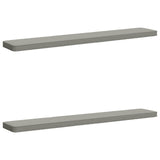 2-Piece Bench Cushions VUGHT 2 pcs 100% Polyester Grey 950975