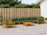 Sofa Set 7 pcs Natural Solid Acacia Wood 3417274