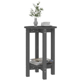 Coffee Table Grey 40x60 cm Solid Wood Pine 822359