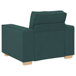 Sofa Set with Cushion 3 pcs Dark Green 220 x 78 x 84 cm Fabric 3324614