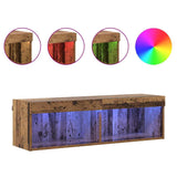 TV Cabinet Set Old Wood 100 x 30 x 30 cm Engineered Wood 886249
