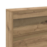 Storage Headboard with Shelf Artisan oak 200 cm Engineered wood 3335476