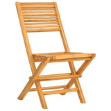 Garden Dining Set Natural Teak Solid Teak Wood Medium Foldable 3155040