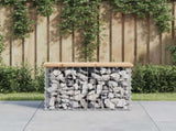 Garden Bench Gabion Design 63x31.5x42 cm Solid Wood Pine 834344