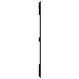 Wall Headboard Black 95.5x3x110 cm Solid Wood Pine 824937