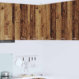 Hanging Cabinet with Storage Old Wood and White 57 x 57 x 80 cm 884296