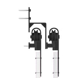 Sliding Door Hardware Kit 400 cm Steel Black 3295754