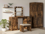 Dressing Table Brown 102 x 33 x 135 cm Engineered Wood 865185