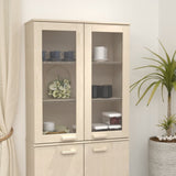 Top for Highboard HAMAR Honey Brown 85x35x100cm Solid Wood Pine 340504