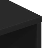 ZNTS TV Cabinet Black 100x40x40 cm Engineered Wood 862402