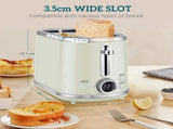 Polished Retro 40-100&degC Kettle and Toaster Set - Grey T3398P425425