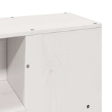 Bookcase Bed without Mattress White 140x200 cm Solid Wood Pine 3321541