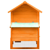 Chicken Cage Solid Pine & Fir Wood 170x81x110 cm 170644