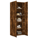 Highboard Smoked Oak 70x42.5x185 cm Engineered Wood 3281424