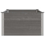 Garden Raised Bed WPC 150x100x54 cm Grey 43609