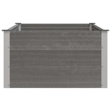 Garden Raised Bed WPC 150x100x54 cm Grey 43609