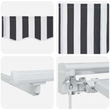 Awning Frame Anthracite and White 250 x 200 cm 3329391