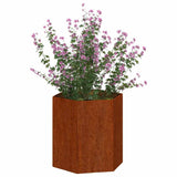 Planter Rusty 40x40x45 cm Corten Steel 823674