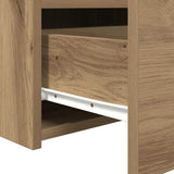 Bedside Cabinet Artisan Oak 50 x 40 x 45 cm Engineered Wood 862182