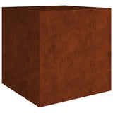 Planter 80x80x80 cm Corten Steel 824537