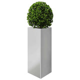 Garden Planter Triangular 40x34.5x75 cm Galvanized Steel 851167