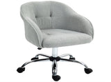 Teddy Fleece Swivel Office Chair - Grey T3398P377439