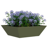 Garden Planter 5 pcs Olive Green 50 x 50 x 15 cm 873831